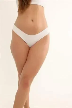 Women's Seamless Laser Cut Invisible Panties 3 Pack White - 2