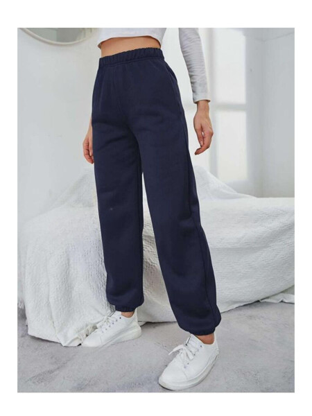 Women's Self-Folding Wide Leg Sweatpants SPR24EA89 - 2