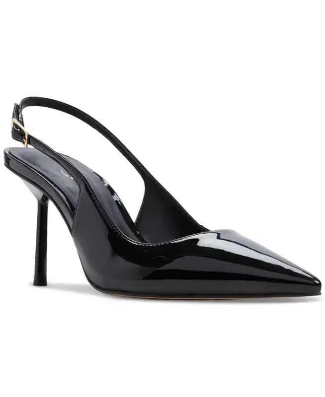 Women's Seralina Pointed-Toe Slingback Pumps - Black Patent - ALDO