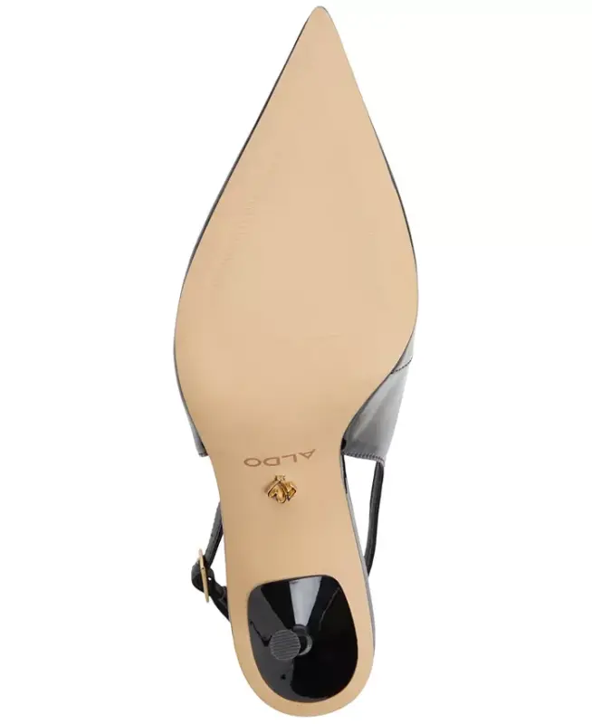 Women's Seralina Pointed-Toe Slingback Pumps - Black Patent - 5