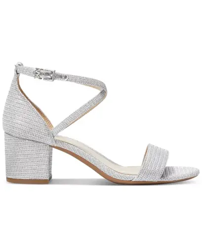 Women's Serena Flex Dress Sandals-Silver - MICHAEL KORS (1)