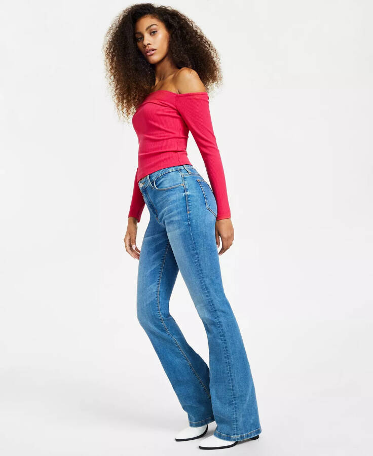 Women's Sexy Mid-Rise Bootcut Jeans ALPHA - 3