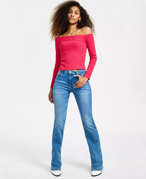 Women's Sexy Mid-Rise Bootcut Jeans ALPHA - 8