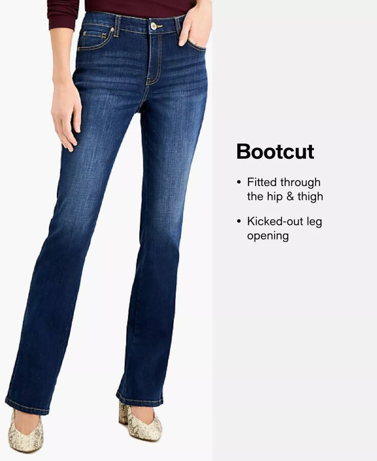 Women's Sexy Mid-Rise Bootcut Jeans ALPHA - 11