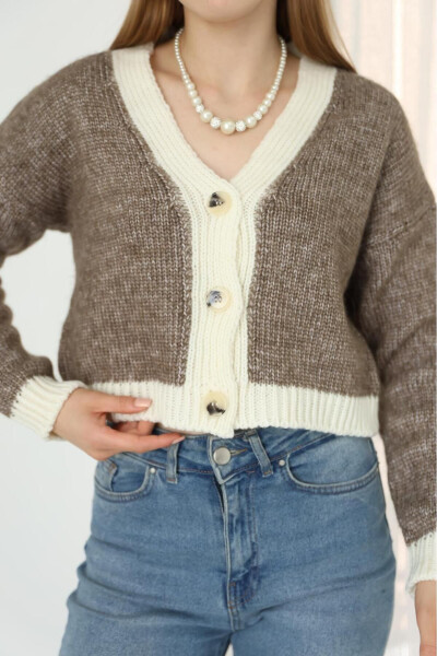 Women's Short Knit Cardigan - 5