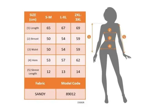 Women's Short Lace Sleeve Crew Neck Sandy Blouse - 6