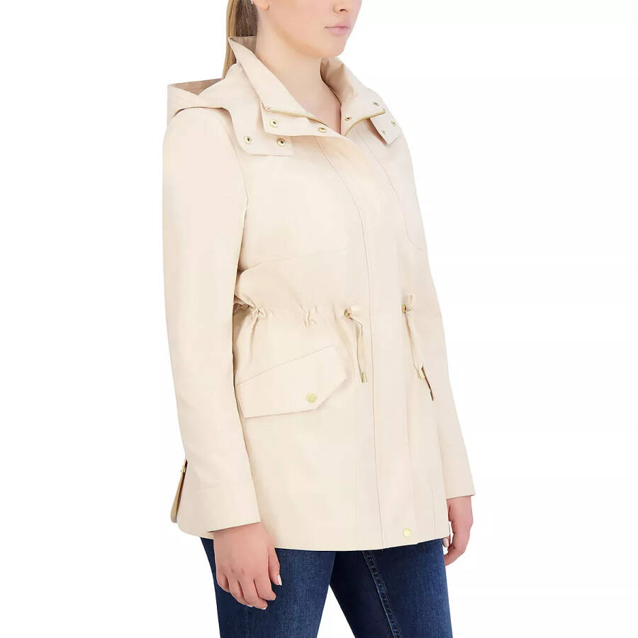 Women's Short Rain Jacket Eggshell - 3