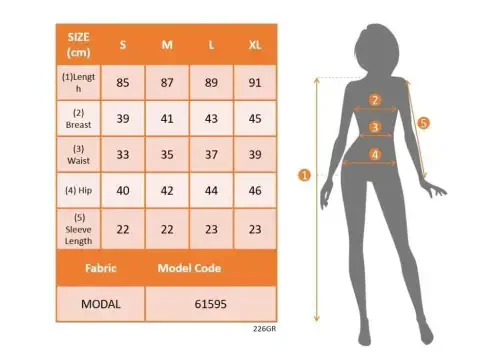 Women's Short Sleeve Asymmetrical Cut Neck Striped And Accessory Detailed Modal Dress - 7