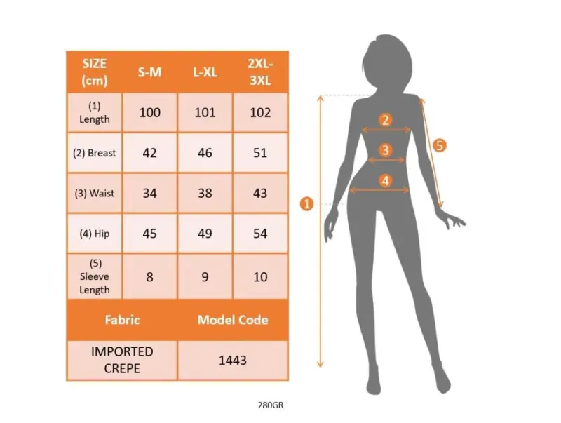 Women's Short Sleeve Crossover Neck Belted Block Patterned Imported Crepe Dress - 4