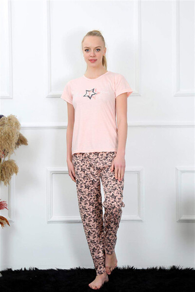 Women's Short Sleeve Pajama Set 20368 - 1