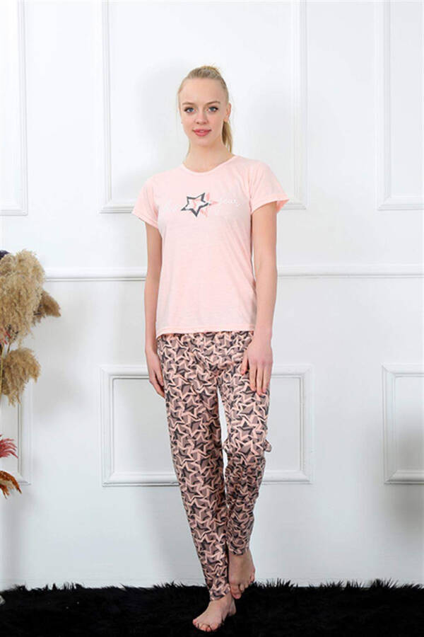 Women's Short Sleeve Pajama Set 20368 - 6