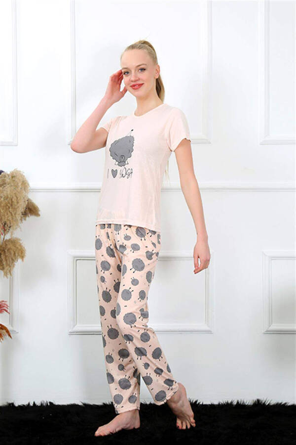 Women's Short Sleeve Pajama Set 20410 - 3