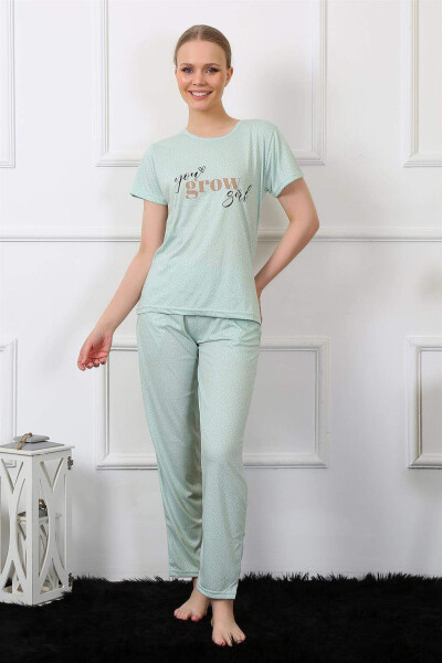 Women's Short Sleeve Pajama Set 4140 - 1