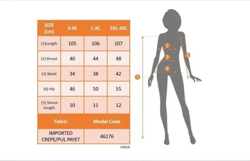 Women's Short Sleeve Wrap Neck Glitter Detailed Midi Imported Crepe Dress - 4