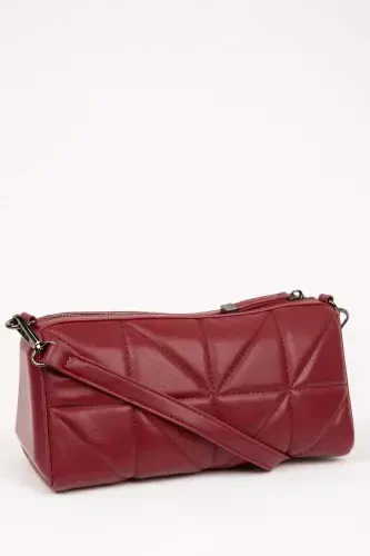 Women's Shoulder Bag-Burgundy - DEFACTO (1)