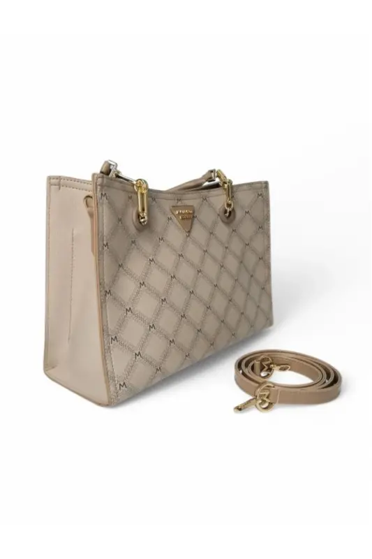 WOMEN'S SHOULDER BAG C.100110497-Mink - 2