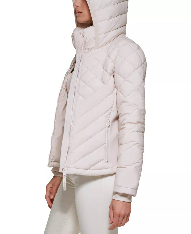 Womens Side-Panel Hooded Packable Puffer Coat, Created for Modazone Oyster - 3