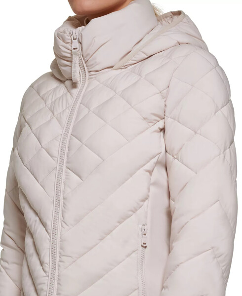 Womens Side-Panel Hooded Packable Puffer Coat, Created for Modazone Oyster - 4