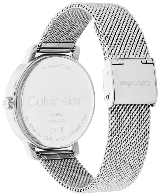 Women's Silver-Tone Stainless Steel Mesh Bracelet Watch 34mm-Stainless Steel - 3