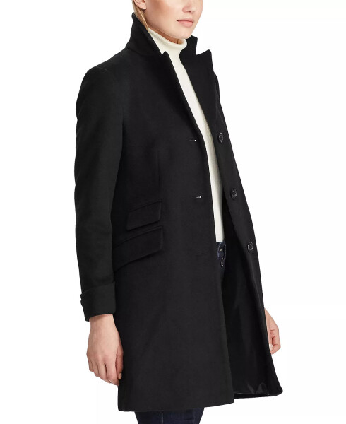 Women's Single-Breasted Walker Coat Black - 3