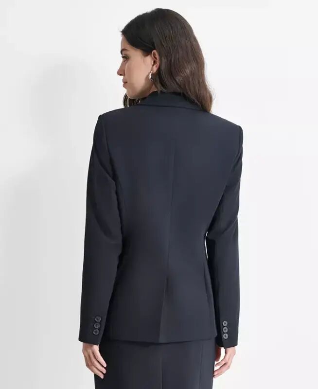 Women’s Single-Button-Front Long-Sleeve Jacket - 3