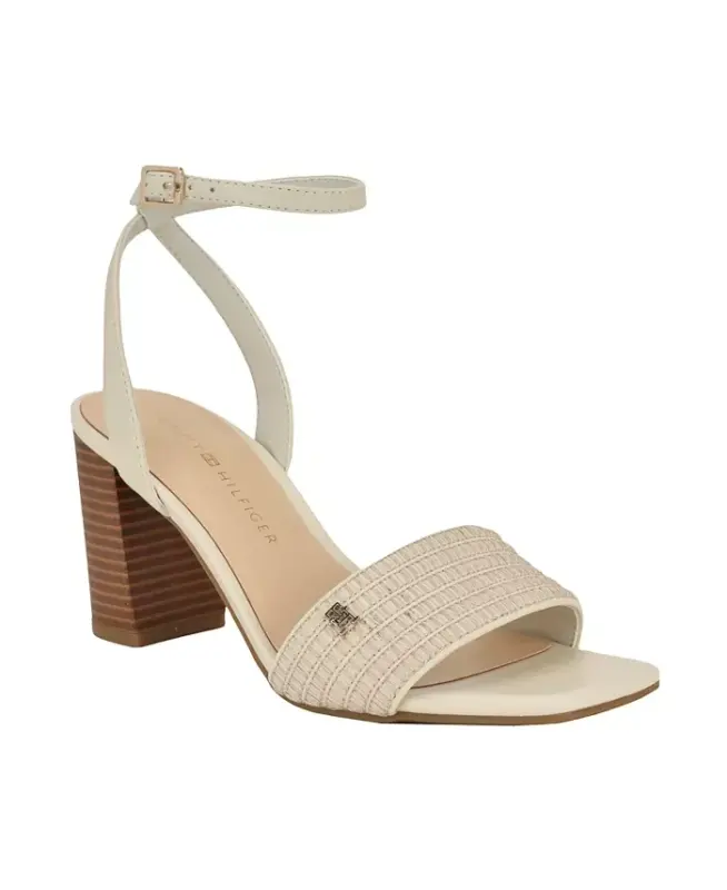 Women's Skilars High Block Heel Sandals - Ivory - 1