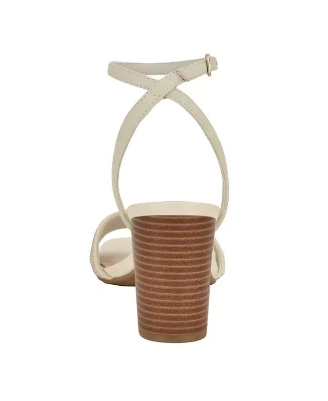 Women's Skilars High Block Heel Sandals - Ivory - 3