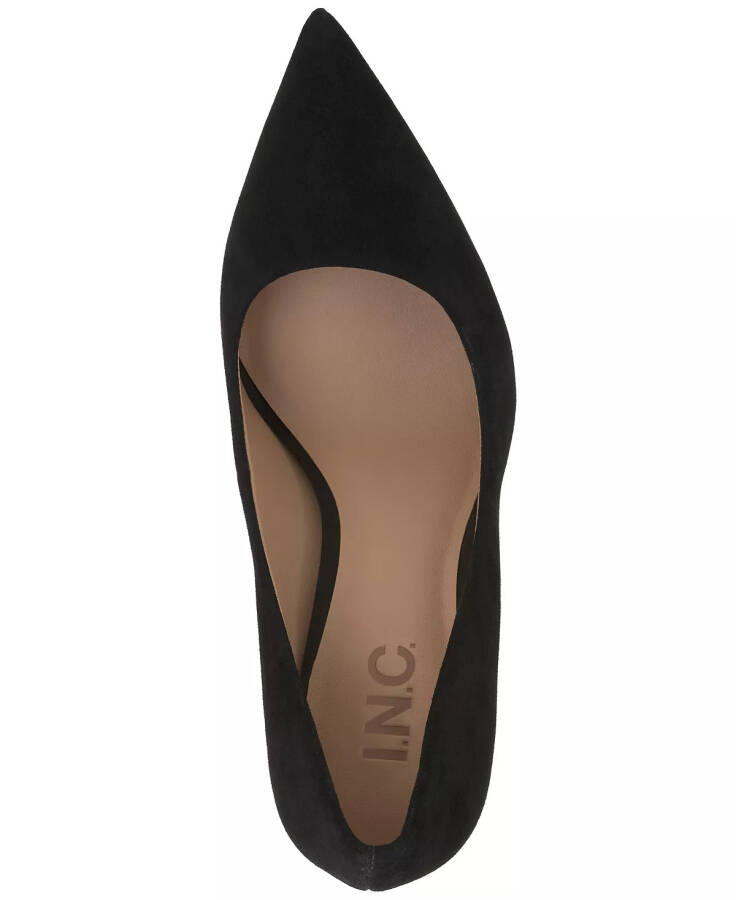 Women's Slania Pointed-Toe Dress Pumps, Created for Modazone Black Suede - 4