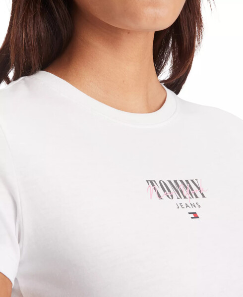 Women's Slim-Fit Essential Logo Graphic T-Shirt White - 7