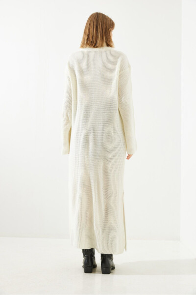 Women's Slit Slouchy Long Poncho Dress 60651007 - 3