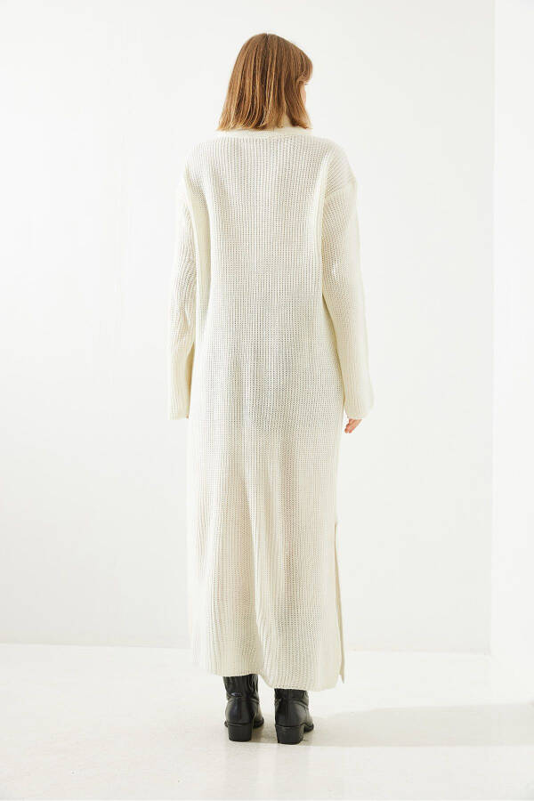 Women's Slit Slouchy Long Poncho Dress 60651007 - 3
