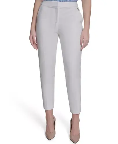 Women's Sloane Slim-Leg Ankle Pants - Ivory - 1