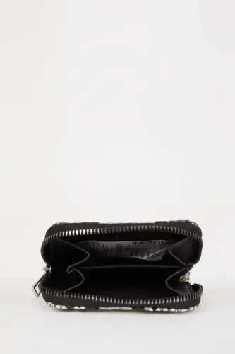 Women's Snake Pattern Zippered Coin Wallet-Mix - 4