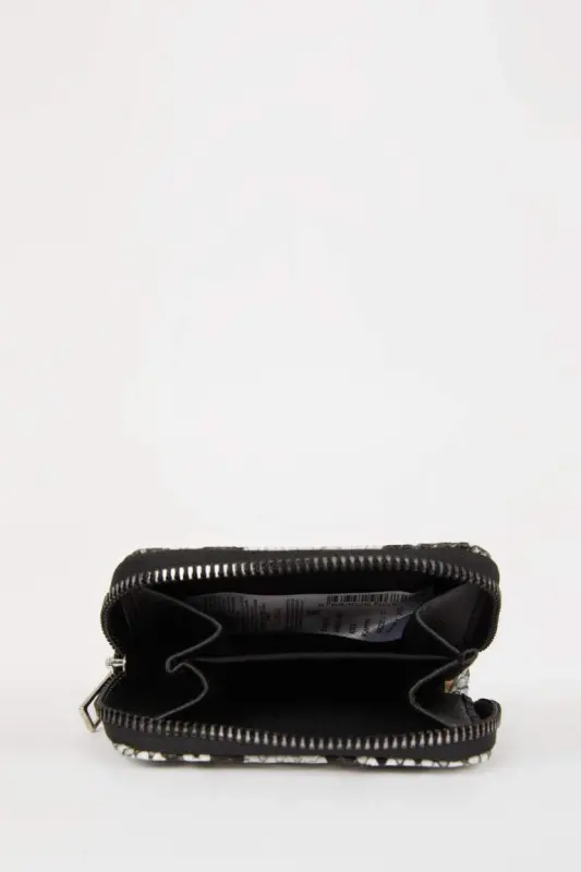 Women's Snake Pattern Zippered Coin Wallet-Mix - 4