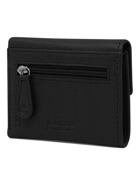 Women's Snap Billfold Indexer Wallet Black - 2