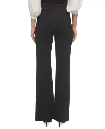 Women's Soft Ponte Knit High Rise Pull-On Pants - DKNY (1)