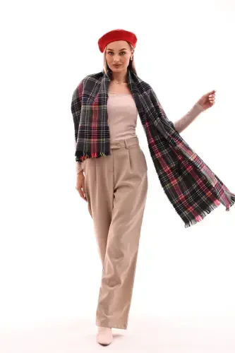 Women's Soft Touch Plaid Scarf - Scottish - 1