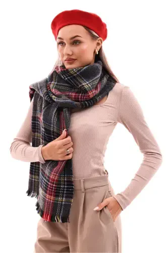 Women's Soft Touch Plaid Scarf - Scottish - RITAGARCIA (1)