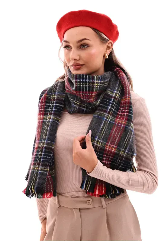 Women's Soft Touch Plaid Scarf - Scottish - 7
