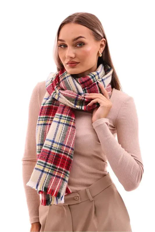 Women's Soft Touch Plaid Scarf - Scottish - 2