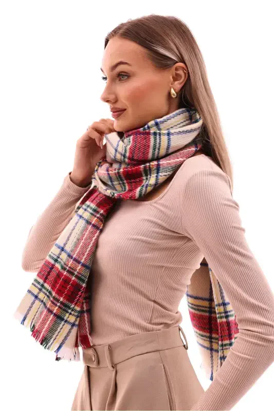 Women's Soft Touch Plaid Scarf - Scottish - 6