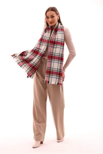 Women's Soft Touch Plaid Scarf - Scottish 