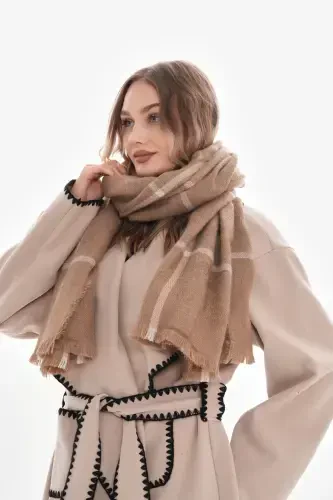 Women's Soft Touch Plaid Scarf-Viso - 4