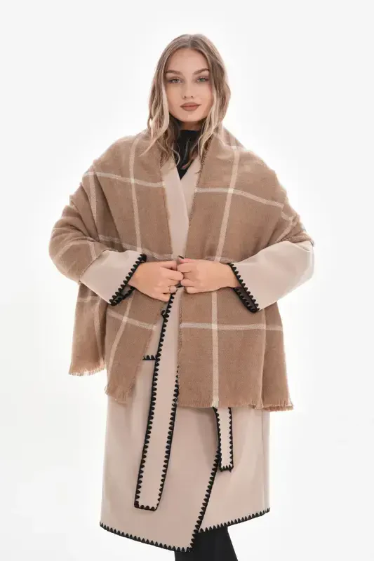 Women's Soft Touch Plaid Scarf-Viso - 6