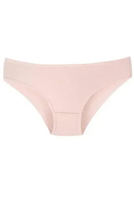 Women's Solid Color Panties 7-Pack Cotton Lycra Stretch and Soft Fabric - 4