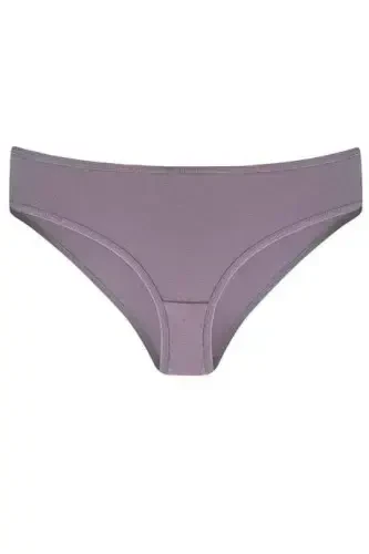 Women's Solid Color Panties 7-Pack Cotton Lycra Stretch and Soft Fabric - 5