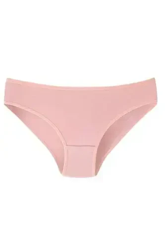 Women's Solid Color Panties 7-Pack Cotton Lycra Stretch and Soft Fabric - 6