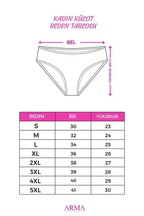 Women's Solid Color Panties 7-Pack Cotton Lycra Stretch and Soft Fabric - 9