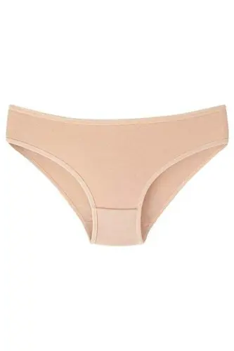 Women's Solid Color Panties 7-Pack Cotton Lycra Stretch and Soft Fabric - BÜYÜKBEDENIZ (1)
