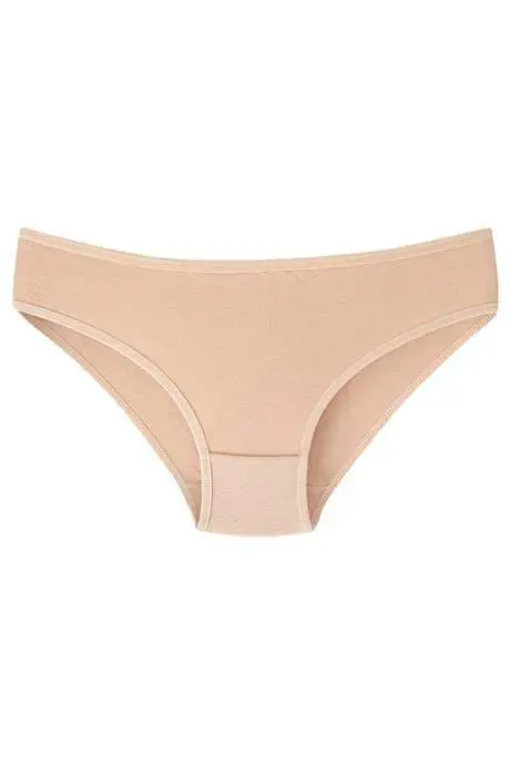 Women's Solid Color Panties 7-Pack Cotton Lycra Stretch and Soft Fabric - 2
